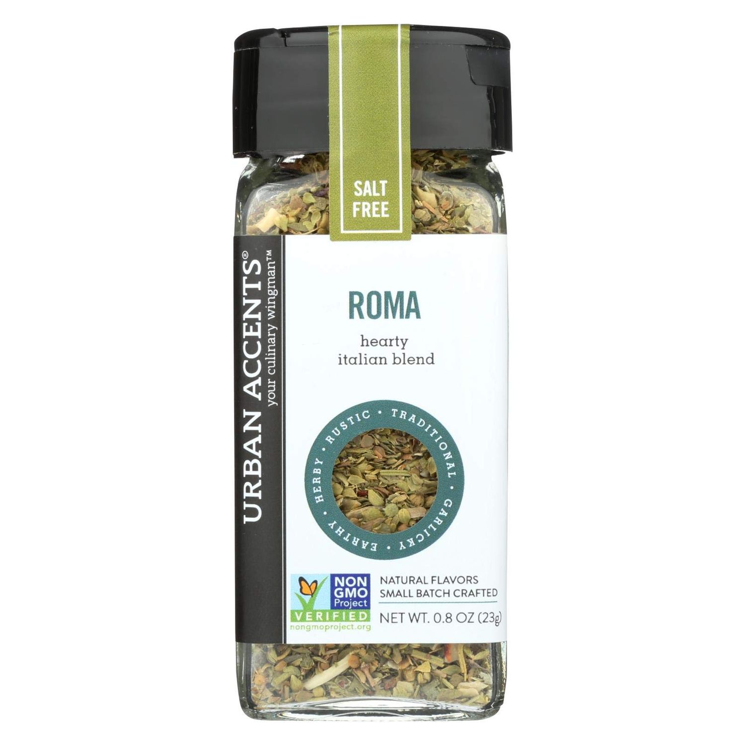 Urban Accents Roma Seasoning- Herbs, Garlic &amp; Bell Pepper Blend