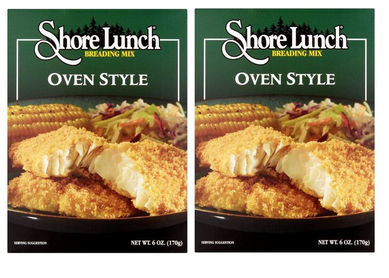 Shore Lunch Breading Mix, Oven Style, 6-Ounce Box (Pack of 2)