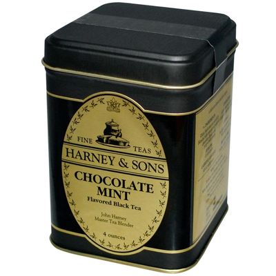 Harney &amp; Sons Loose Leaf Black Tea, Chocolate Mint, 4 Ounce