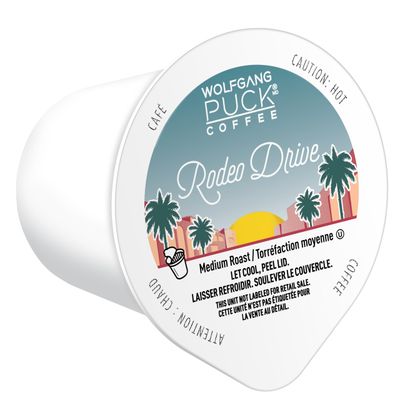 Wolfgang Puck Coffee Single Serve Capsules, Medium Roast, Compatible with Keurig K-Cup Brewers, Rodeo Drive, 24 Count (Pack of 1)