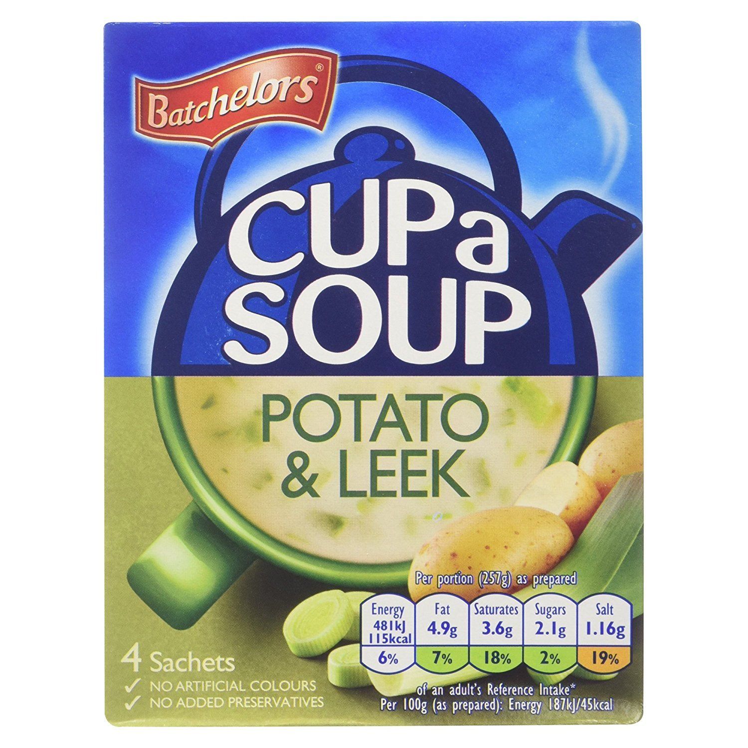 Batchelors Cup a Soup Creamy Potato &amp; Leek 107g