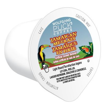 Wolfgang Puck Coffee, Keurig KCups for Keurig Brewers, White, Jamaican Me Crazy, 24 Count (Pack of 1)