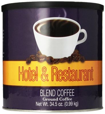 Chef&#39;s Quality Hotel and Restaurant Blend Ground Coffee, 34.5 Ounce
