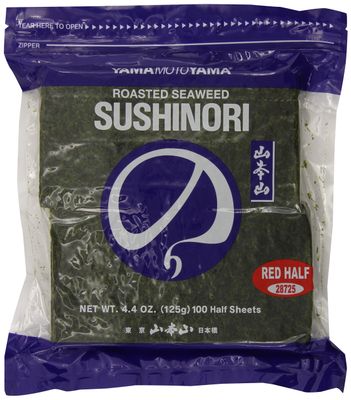 Yamamotoyama Yaki Nori Half Sheet, Red, 100 Count