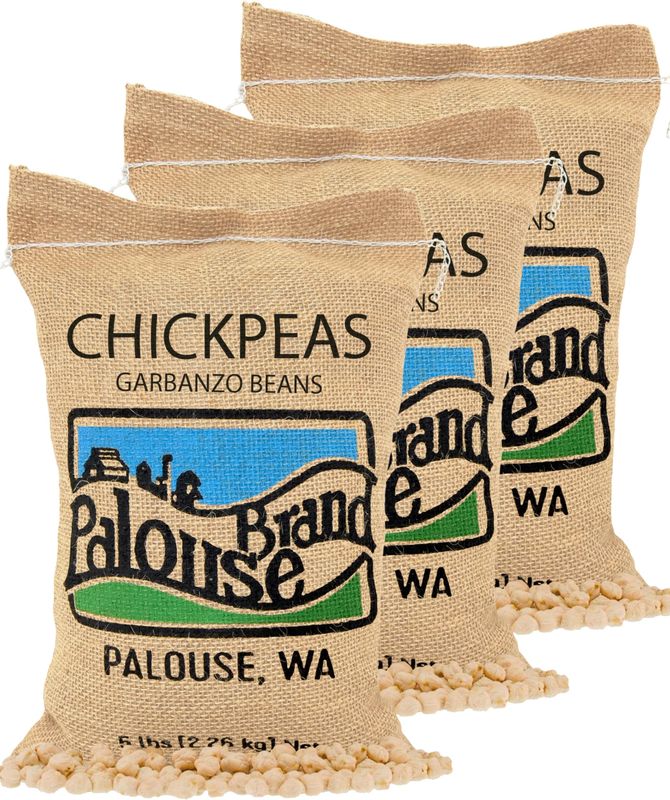 Certified Glyphosate Residue Free Garbanzo Beans | 15 LBS | Non-GMO Project Verified | USA Grown | Field Traced | 100% Non-Irradiated