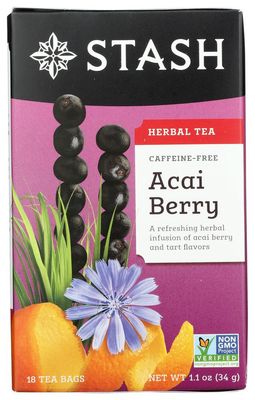 Stash Tea Acai Berry, 18 Tea Bags, 1.1 OZ