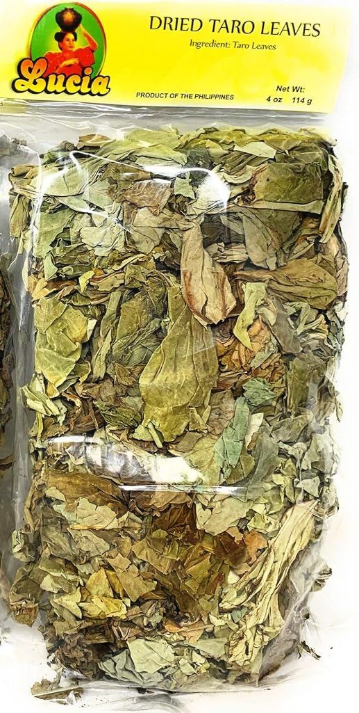 Lucia Dried Taro Leaves (Dahon Ng Gabi) 4 Oz