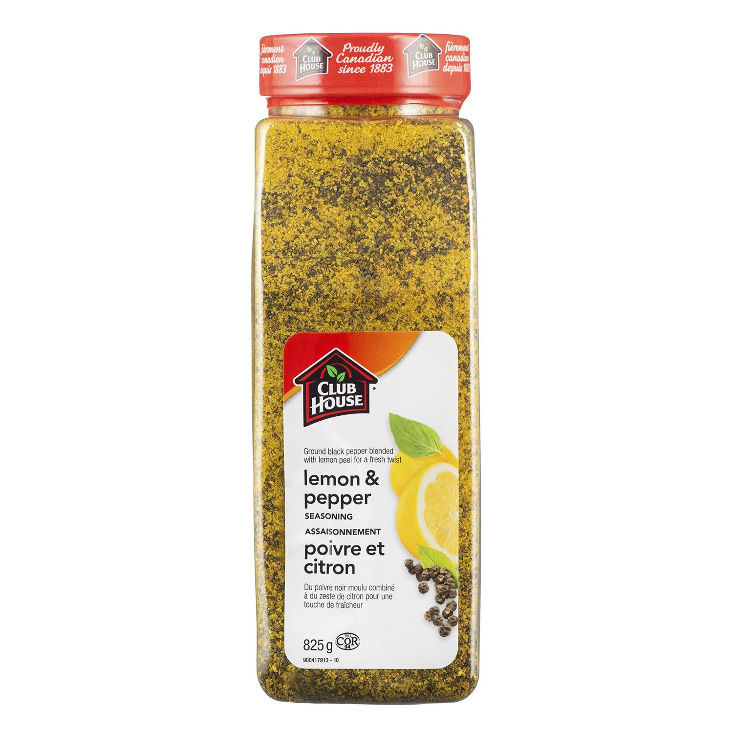 Club House Lemon &amp; Pepper Seasoning 825g {Imported from Canada}