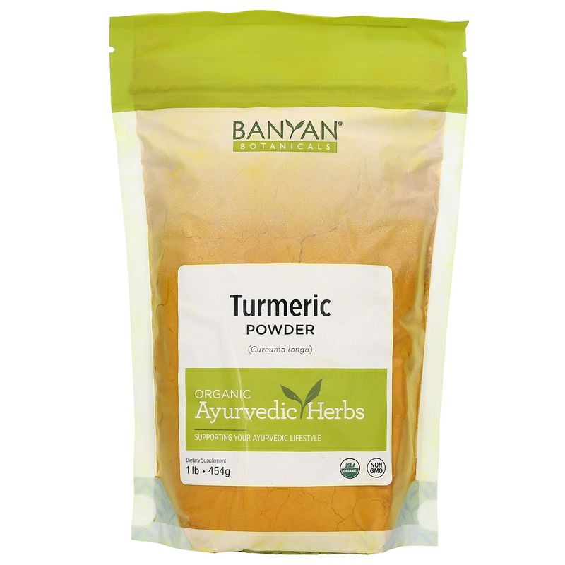 Banyan Botanicals Turmeric Powder - USDA Organic, 1 lb - Curcuma longa - Traditional Cooking Spice That Promotes Digestion Overall Health, and Well-being