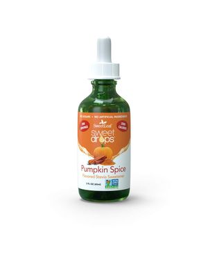SweetLeaf Sweet Drops - Flavored Stevia Liquid Sweetener, Organic Stevia Extract, Zero Calories, Gluten Free, Keto Friendly, Non GMO, Natural Flavor - Pumpkin Spice, 2 Fl Oz (Pack of 1)