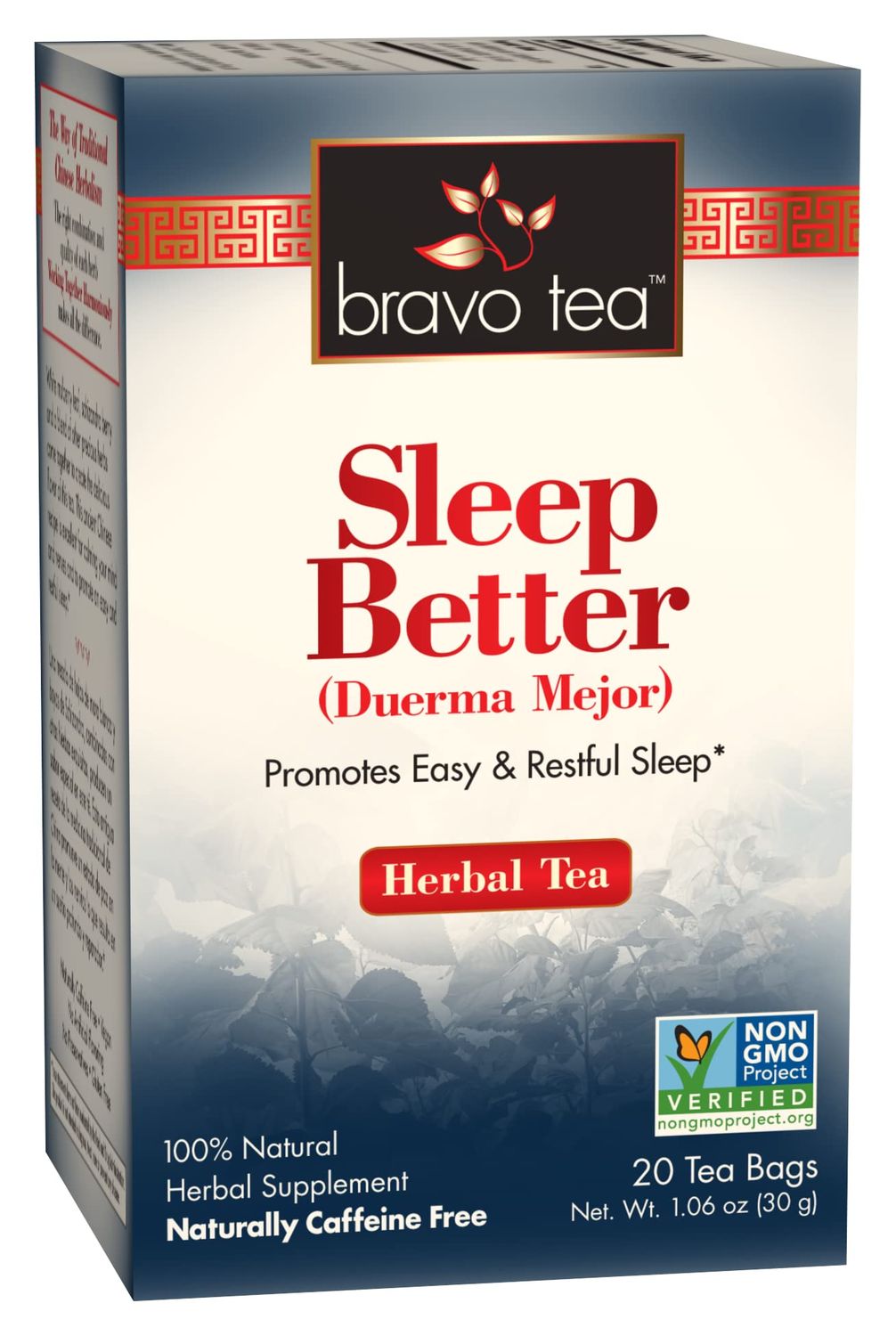 Bravo Tea Sleep &amp; Renew Herbal Tea Caffeine Free, 20 Tea Bags