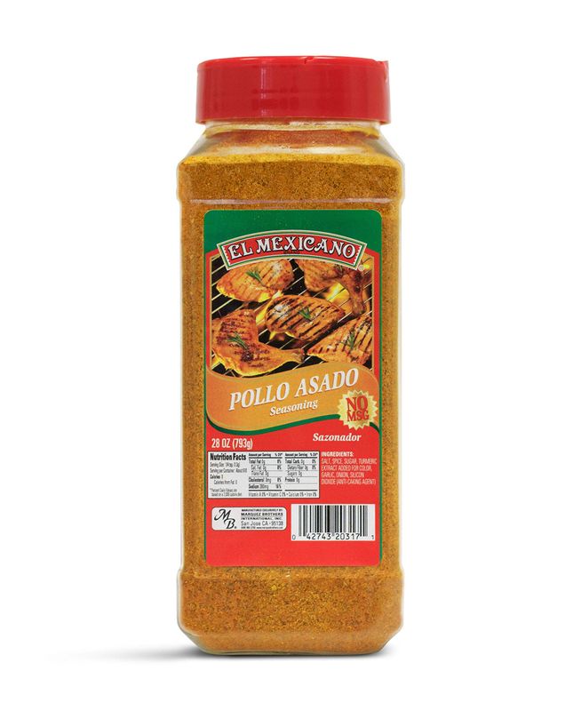 El Mexicano Pollo Asado Seasonings, 28 Oz (Pack 1)