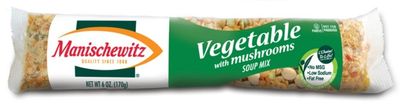 MANISCHEWITZ Vegetable Cello Soup Mix with Mushrooms, 6-Ounce Tubs (Pack of 24)
