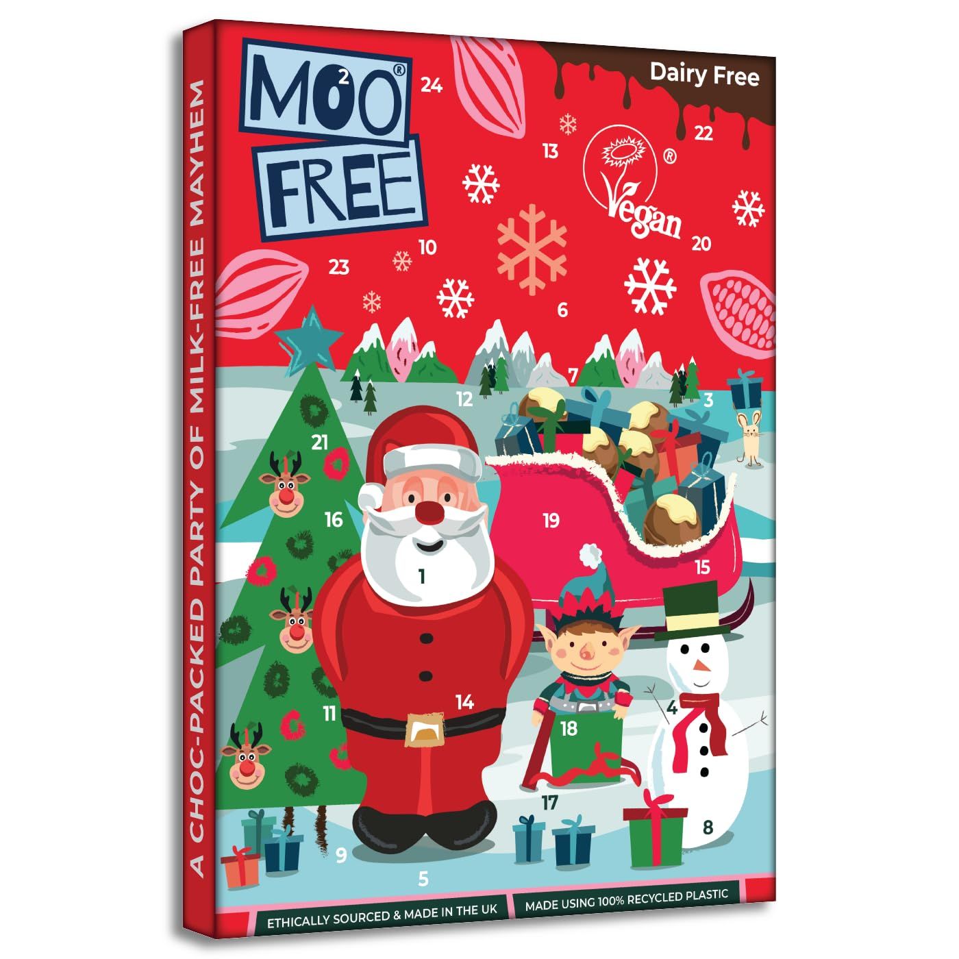 Moo Free Dairy Free, Organic Milk Tasting Advent Calendar