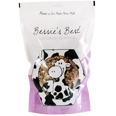 Bessies Best Lactation Granola | Lactation Support | Milk Boosting Cookie Alternative | Nursing Snacks | Breastmilk Boosting | Increase Milk Supply | Great Gift | 1 Lb Bag