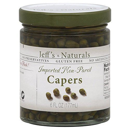 Jeffs Natural Imported Non Pareil Capers, 6 Ounce - 6 per case.6