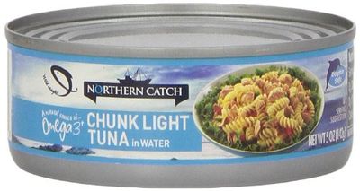 Northern Catch Chunk Light Tuna in Water, 5-Ounce (Pack of 24)