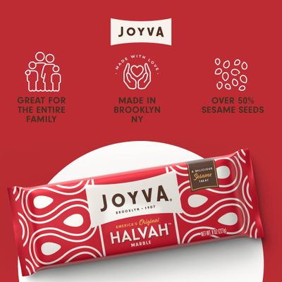 Joyva Halvah Marble Sesame Treat, 8 oz