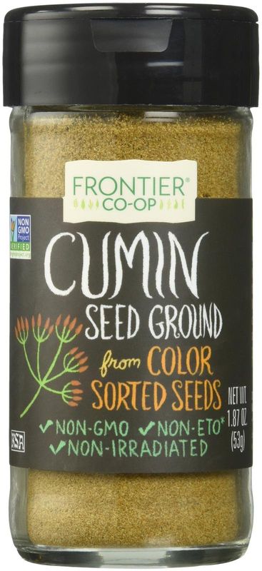 Frontier Cumin Seed Spice - Ground - 1.87 Ounces