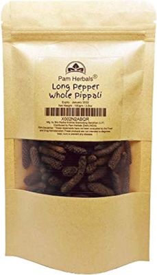 Pam Herbals Indian Long Pepper Pipal Pippali (Whole)