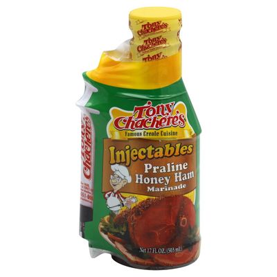 Tony Chachere&#39;s Marinade Praline Honey Ham W/ Injector - 17 oz