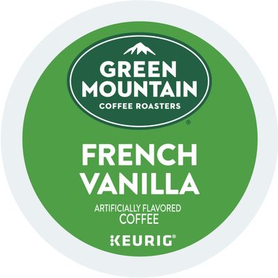 Green Mountain Coffee Roasters French Vanilla Keurig Single-Serve K-Cup pods, Light Roast Coffee, 72 Count