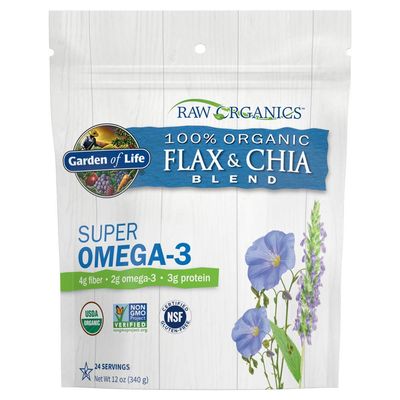 Garden Of Life Raw Organics Organic Flax Meal Plus Chia Seeds, 12 Ounce