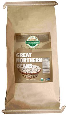 Mountain High Organics Certified Great Northern Beans, White