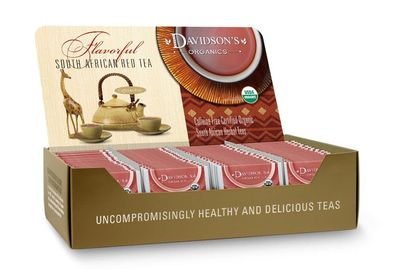Davidson&#39;s Organics, South African Rooibos, 100-count Individually Wrapped Tea Bags