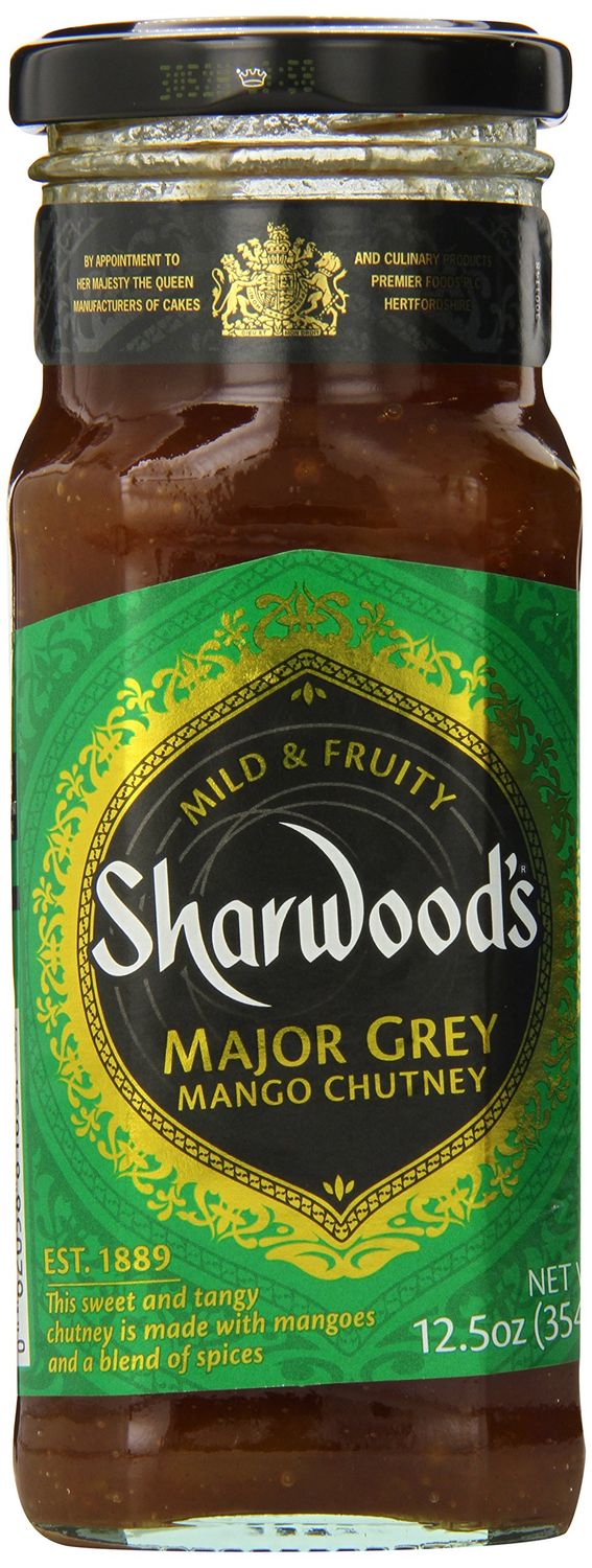 Sharwood&#39;s Mango Chutney, Ff, Major Grey, 12.5 Ounce (Pack of 6)