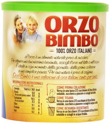 Orzo Bimbo Solubile 120g Jar