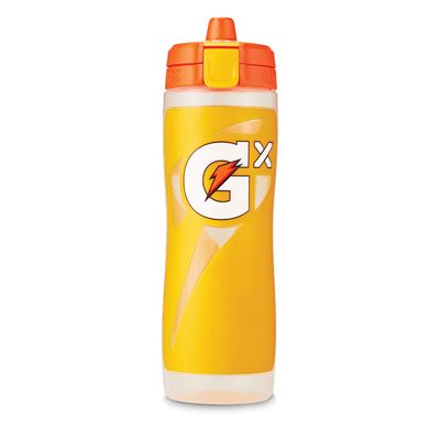 Gatorade Gx Kitchen Hydration System, Non-Slip Gx Squeeze Bottles &amp; Gx Sports Drink Concentrate Pods Yellow,Plastic