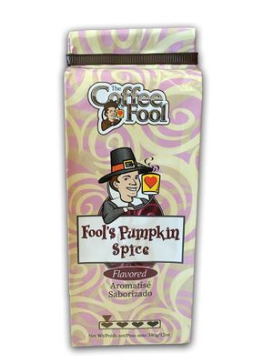 Coffee Fool&#39;s Decaf Pumpkin Spice (Very Fine Grind)