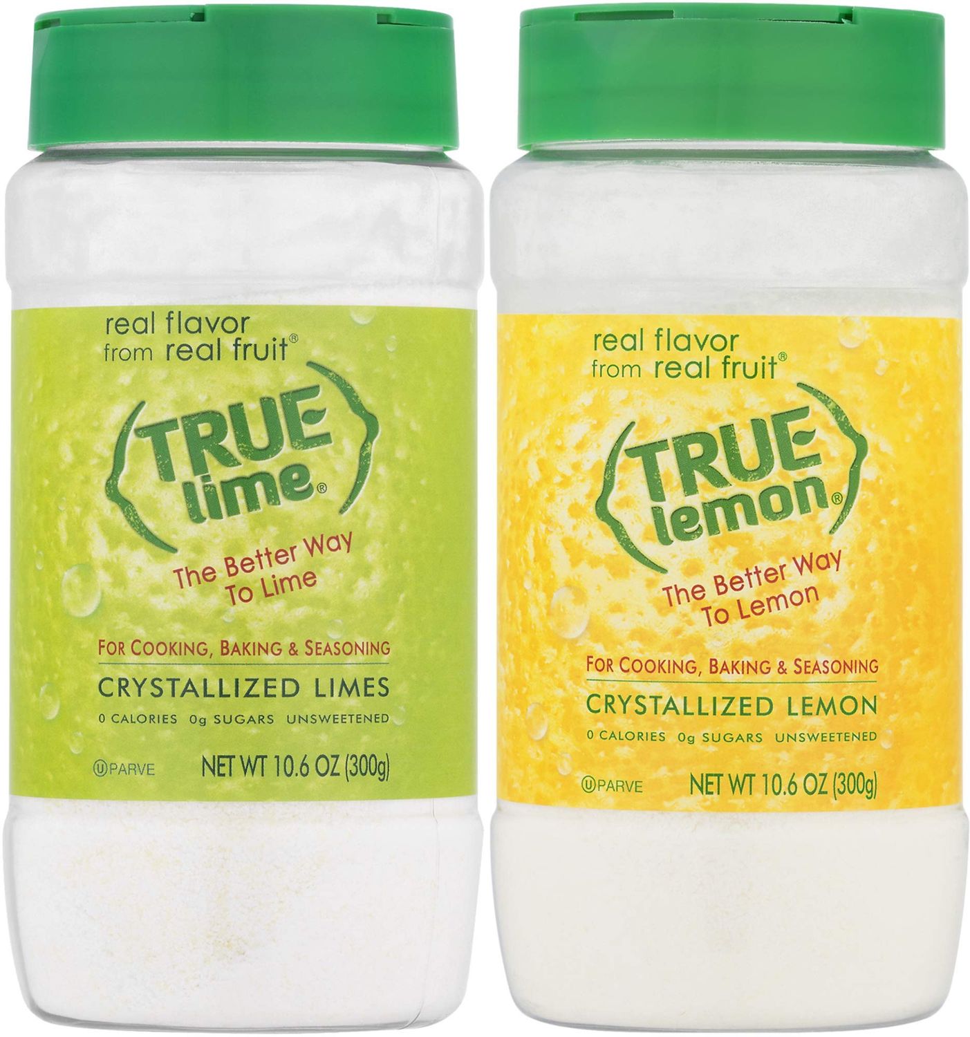 True Lemon Two Pack - Lemon Shaker and Lime Shaker - 10.6 oz