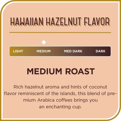 Don Francisco's Premium Hawaiian Hazelnut Ground Coffee: Rich, Aromatic 100% Arabica Beans - Family Crafted Flavored Coffee for a Delightful Morning Brew (3 x 12 oz Cans)