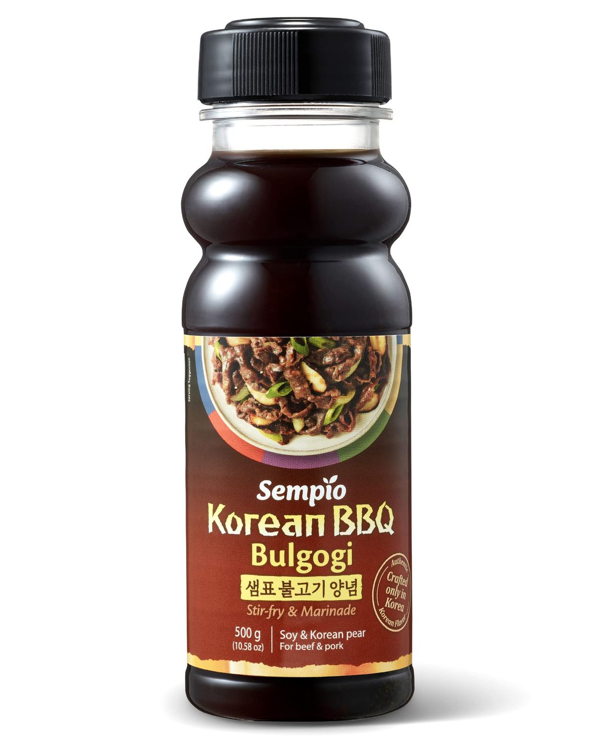 Sempio Korean Bulgogi Marinade Sauce (17.6oz) - Authentic Sweet &amp; Savory Flavor. Ideal for Korean BBQ, Ribs, Meat &amp; More