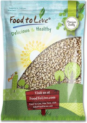 Food to Live - Pine Nuts, 8 Pounds - Whole Raw Pignolias, Unsalted, Kosher. Rich in Vitamin E, Protein. Great for Pesto, Salads, Homemade Desserts.