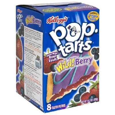 Kellogg&#39;s, Pop-Tarts, Wild! Berry, 8 Count, 15.2oz Box (Pack of 6)
