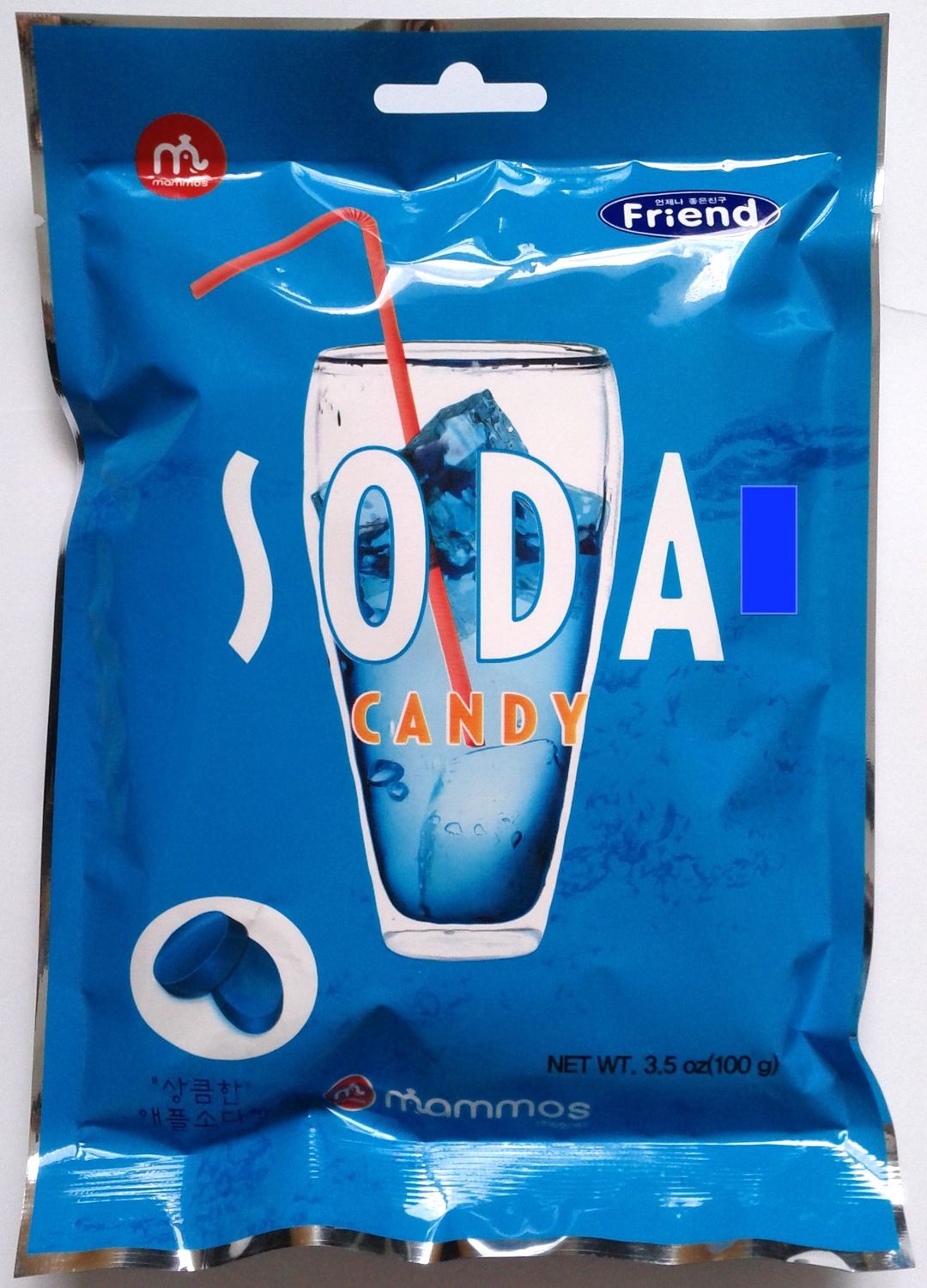 Mammos Friend Apple Soda Korean Hard Candy 100g 3.53 oz