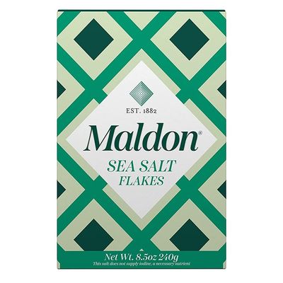 Maldon Salt, Sea Salt Flakes, (240 g) 8.5 oz (Pack of 2)