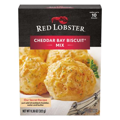 Red Lobster Cheddar Bay Biscuit Mix, Garlic Herb Seasoning Included, Cheddar Biscuit Mix, 11.36 Oz Box (Pack of 12)