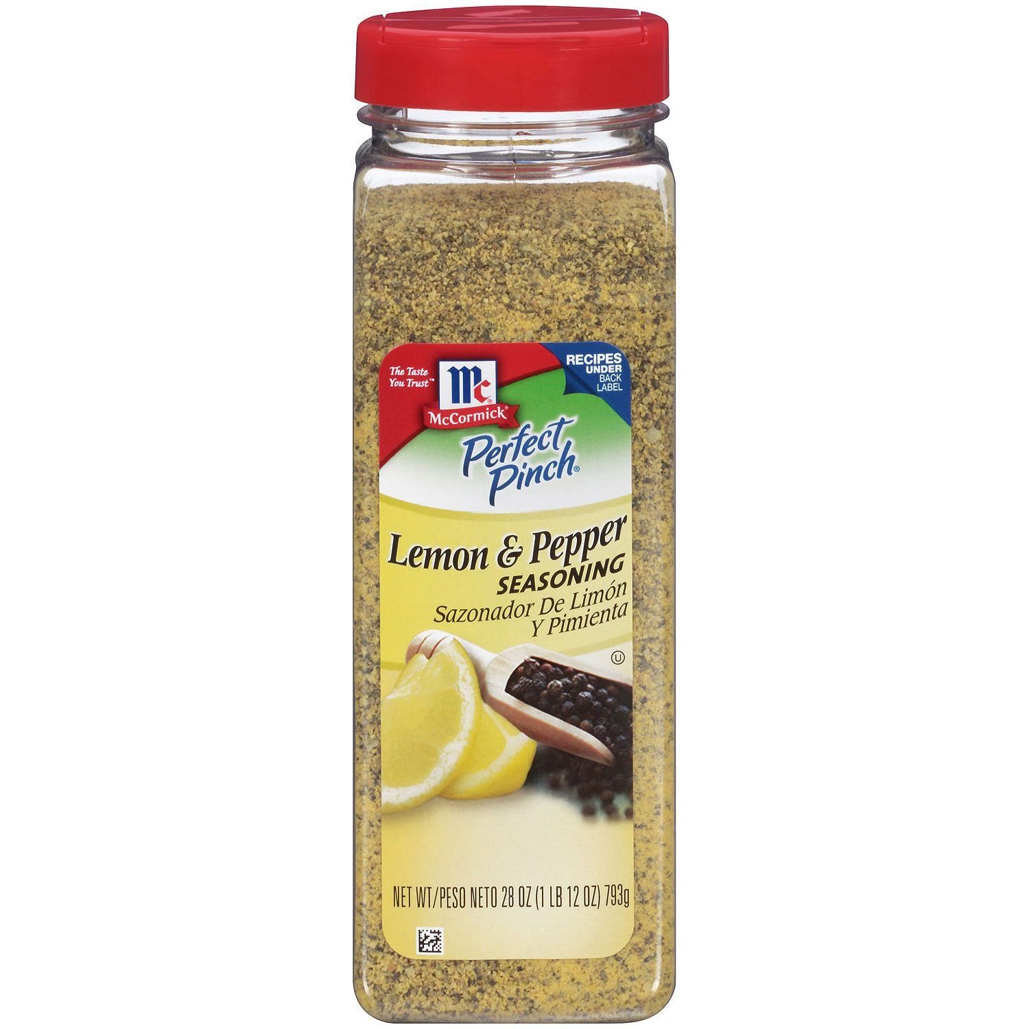 Mccormick Lemon &amp; Pepper Seasoning (no Msg), 28-Ounce Container (Pack of 2)