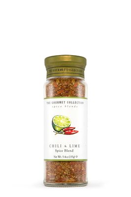 The Gourmet Collection Seasoning Blends, Chili and Lime Spice Blend - Seasoning for Cooking Fish, Soup, Chicken Wings, Salmon, Salads, Vegetables.