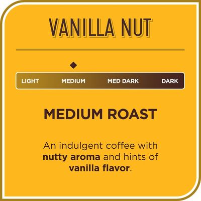 Don Francisco's Vanilla Nut Medium Roast Coffee Pods - 100 K Cups Compatible with Keurig Brewers - 100% Arabica Single Serve Coffee Pods - Smooth, Rich Flavor with Vanilla and Nutty Notes
