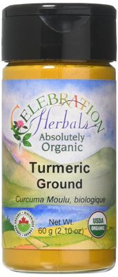 CELEBRATION HERBALS Turmeric Root Ground Organic 50 g, 0.02 Pound