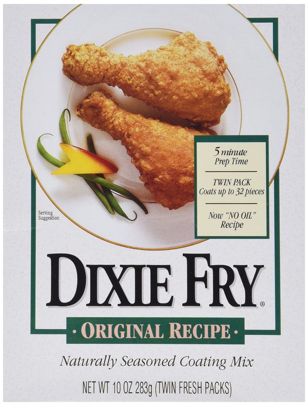 Dixie Fry Original Recipe Seasoned Coating Mix, 10 oz