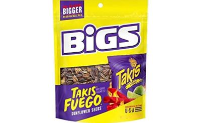 BIGS Takis Fuego Sunflower Seeds 3.63 oz Bag (Pack of 3)