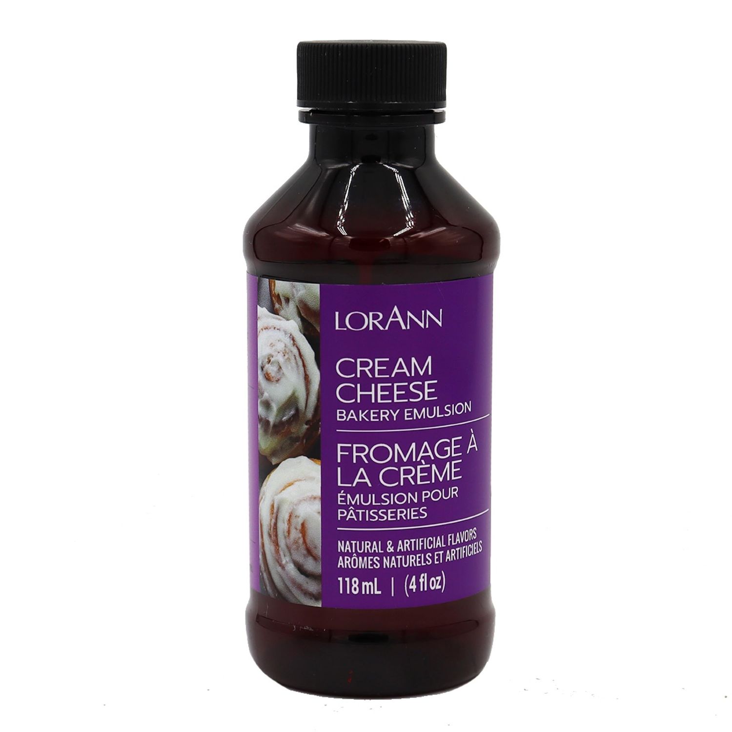 LorAnn Cream Cheese Bakery Emulsion, 4 ounce bottle