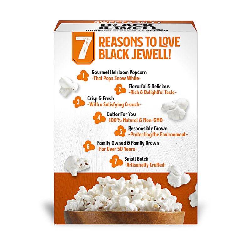 Black Jewell Gourmet Microwave Popcorn, Sweet &amp; Salty, 10.5 Ounces (Pack of 1)