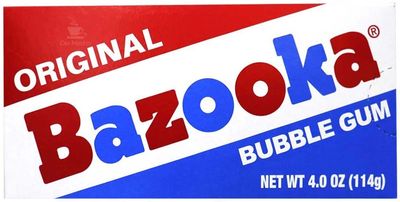 Bazooka Original Bubble Gum, 4 oz